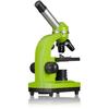 Student Microscope BIOLUX SEL - BRESSER JUNIOR - Magnification 40x-1600x - Experiment Kit - Green