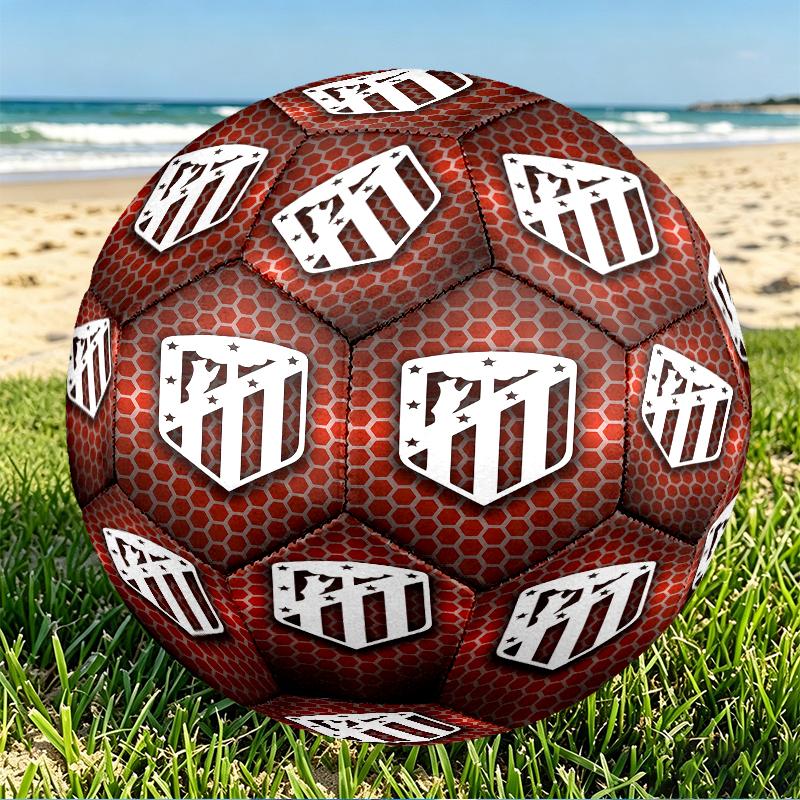 Futbol Kulübü Baskılı Boyut 5 Futbol Topu, Maç Antrenmanı ve Günlük Pratik İçin PU Aşınmaya Dayanıklı Futbol, Futbol Taraftarları İçin Doğum Günü Hediyesi