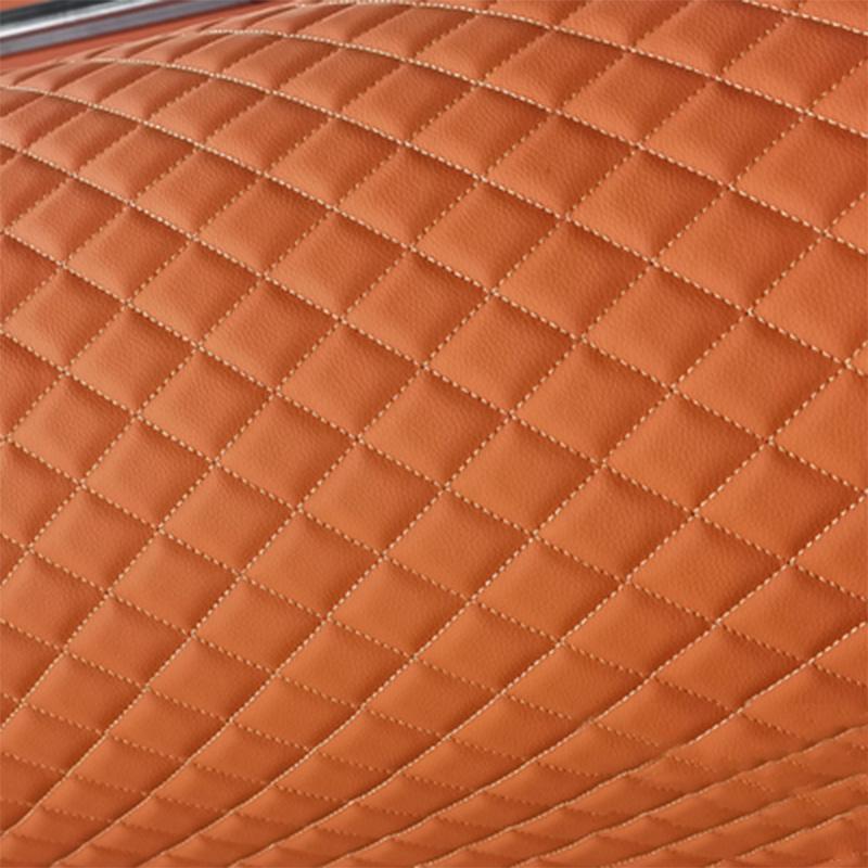 100x155cm Tessuto Trapuntato Ecopelle Ricamo Tessuto per Rivestimenti Tetto Auto Comodino Pelle Porta Spugna Bordatura Decorazione