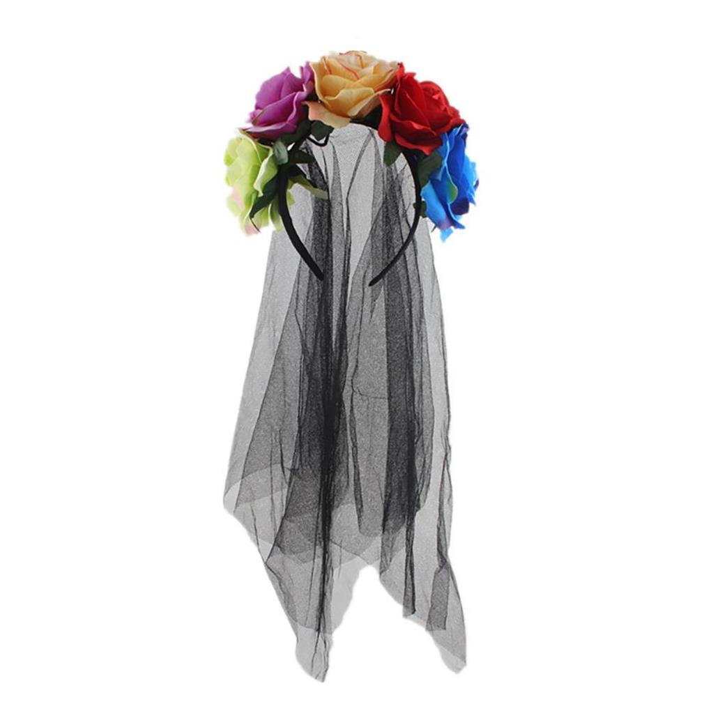 Hallowen Headdress Ladies Girls Stage Performace Parts Decortive Role Player Props Elements Hair Accessories Supplies