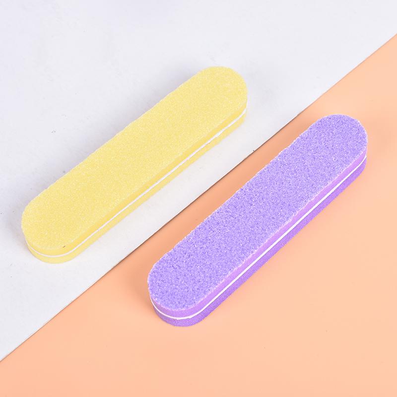 10Pcs Nail Buffer Block Sanding Files Sponge Nail File Polisher Manicure Tools