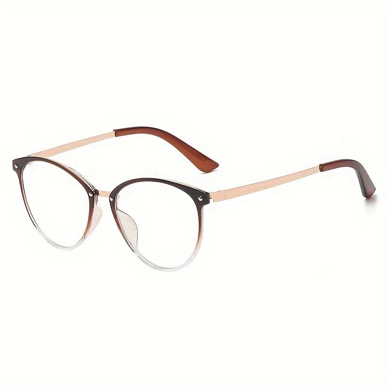 New Model Metal Cat'S Eye Fashion Day And Night Dual-Use Anti-Blue Light Glasses For Men And Women