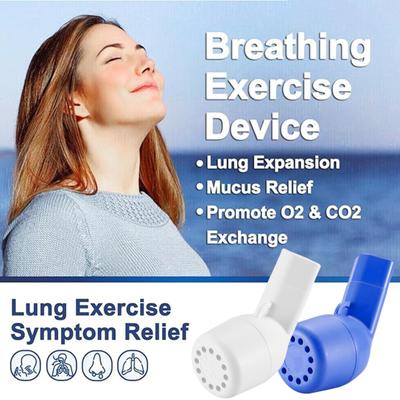 Lungen-Trainingsgerät, Ventilschleimentfernungsgerät, wiederverwendbar, kompakte Größe, tragbar, Schleimentfernung, Lungenexpansionsgerät