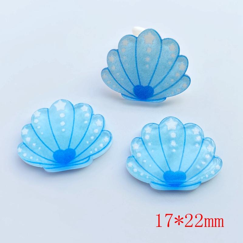 30pcs Kawaii Resin Mini Ocean Series Flat Back Cabochon Crafts Clothing DIY Scrapbooking Accessories G70