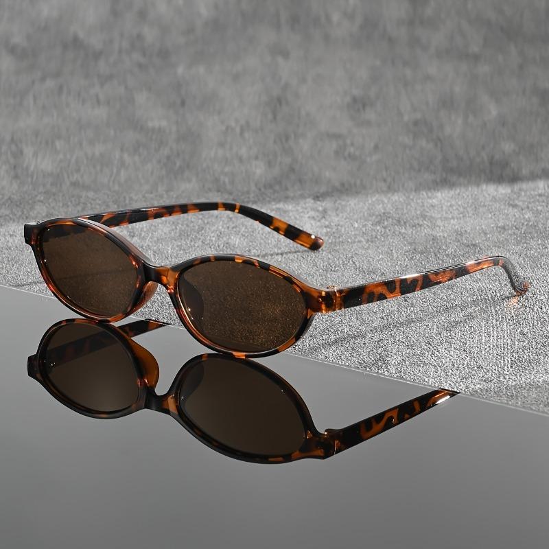 1 Pair of Y2K Style Classic Oval Frame Men's and Women's Fashionable Glasses Are Perfect for Casual Wear Pography