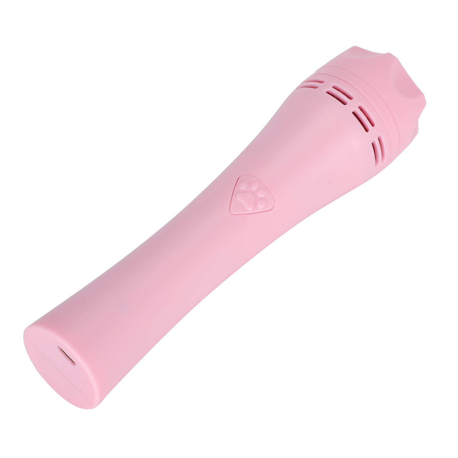 Electric Dog Nail Grinder Files Trimmer USB Pet Claw Grooming Trimming Smoothing MachinePink