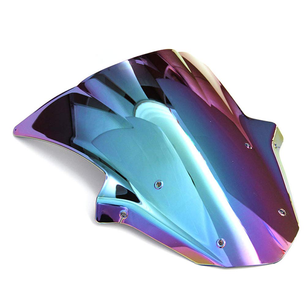 YUANYE Motorcycle Windshield Windscreen Wind Deflector Accessories for Kawasaki Ninja ZX10R ZX-10R 2011-2015 (Deep Iridium)