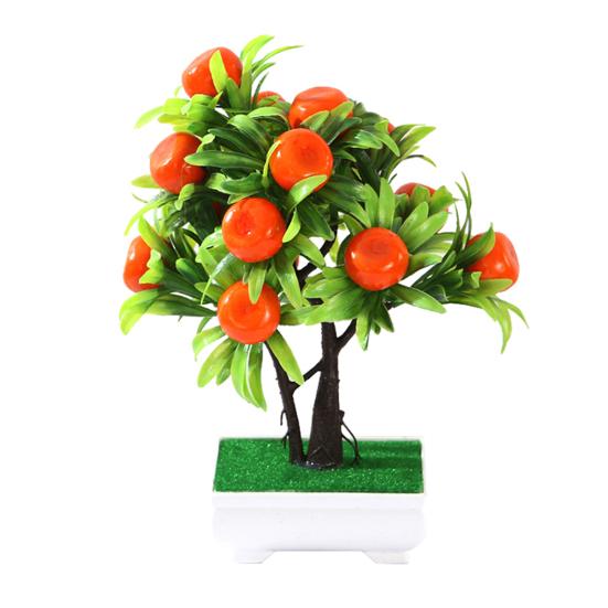 

1 шт., искусственный цветок, имитация различной формы, высокое качество, пластик, домашний декор, искусственное фруктовое дерево для дома