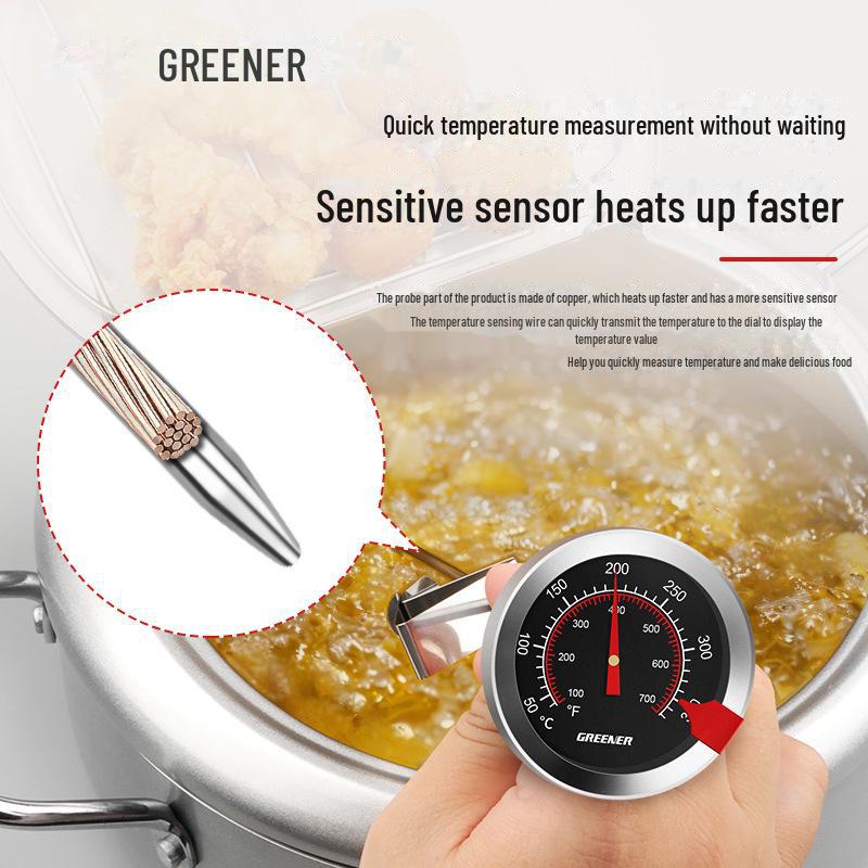 Green Forest Hochpräzises Küchenthermometer für Backen und Braten