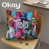 Cartoon T-Trolls Band Together 45*45cm Cushion Cover Pillow Cover Decor Pillowcase Home Pillowcase for Couch Pillow
