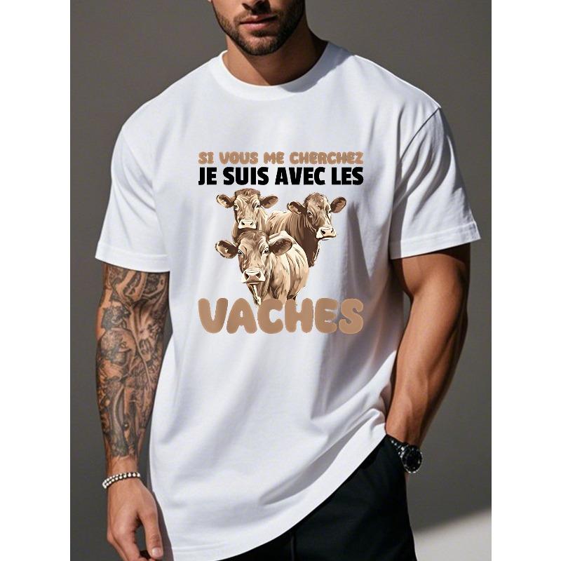 Funny French Humor Crinkle Plus Size Men s T-Shirt S белый
