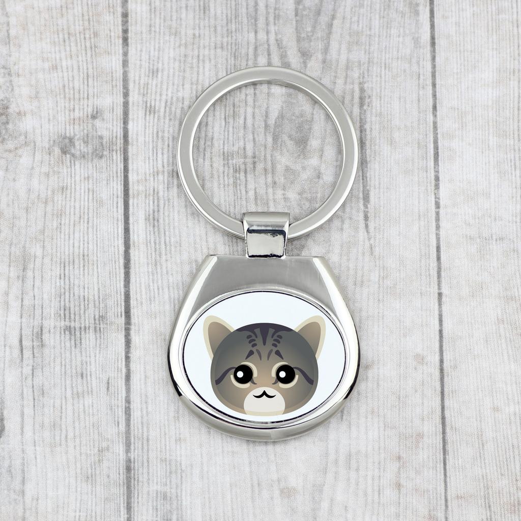 Asian Tabby - keychain keychain for keys by Art-Dog brand