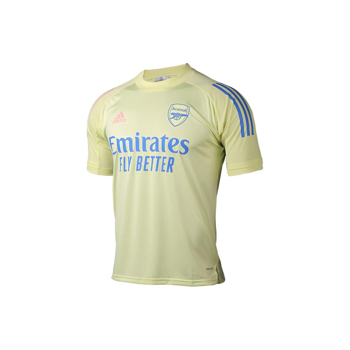 Adidas Arsenal Soccer Jerseys Men s Yellow Moderate Straight Fit FQ6189 XL