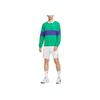 Dri-FIT ADVCourt Slam Short Sleeve Tennis Shirt Men Tops Sport-Field-Green Midnight-Blue White IB8142-324
