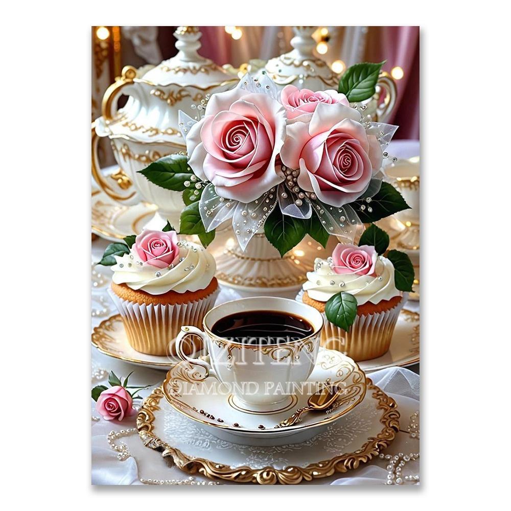 Europäische Architektur 5D DIY Diamantmalerei Set Naturlandschaft Voll Diamant Mosaik Kreuzstich Set Raumdekoration Geschenk