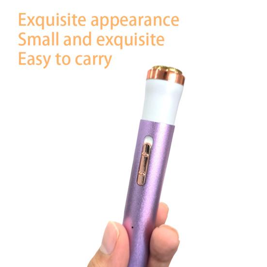 Women Hair Trimmer with 3/4 Replacement Heads Multifunction Electric Shaver Nose Ear Face Body Bikini Area Arm Leg Hair Removal Tool