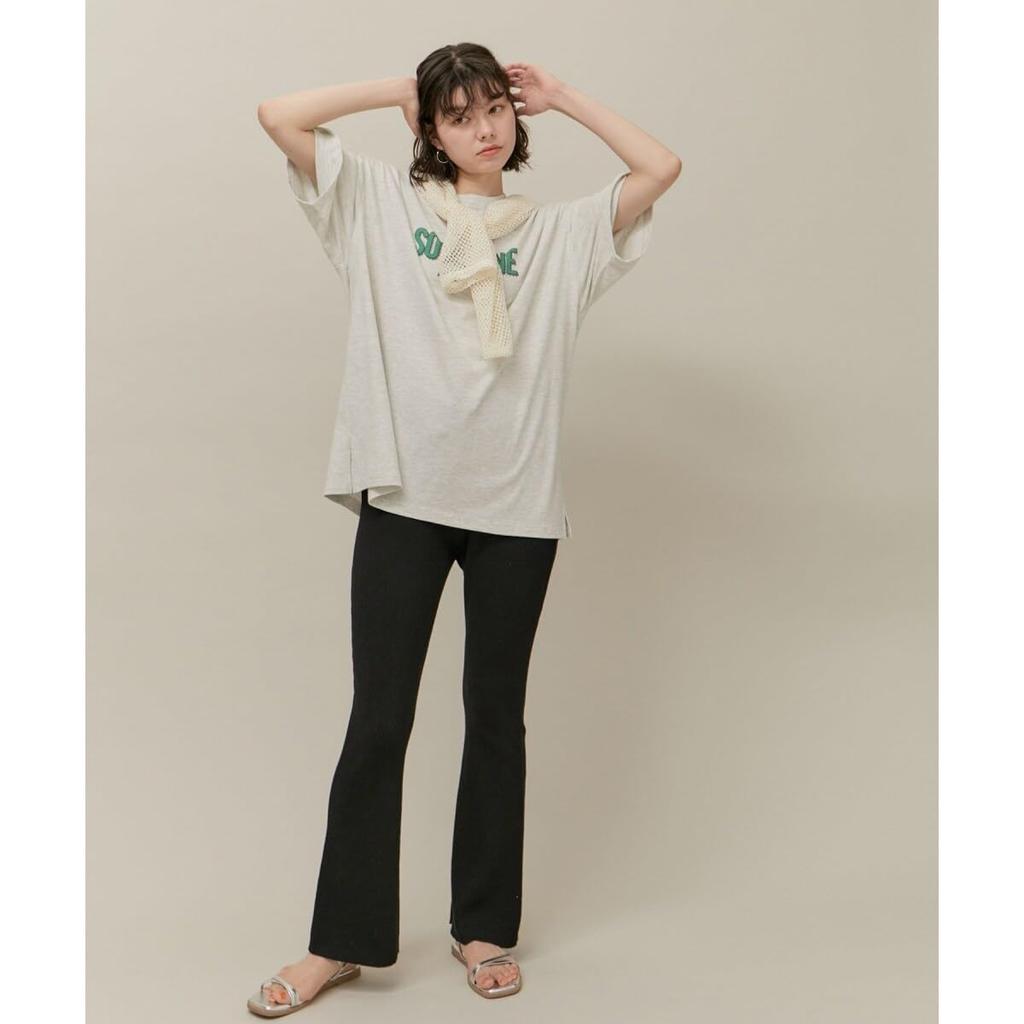 ROPE PICNIC R Knit Charcoal Size 38 Pants, (06),