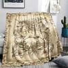 Unicorn Animal Print Flannel Blanket, High quality Comfortable for All Seasons, Home Decor, Warmth and Comfort, Perfect for Christmas Gifts136