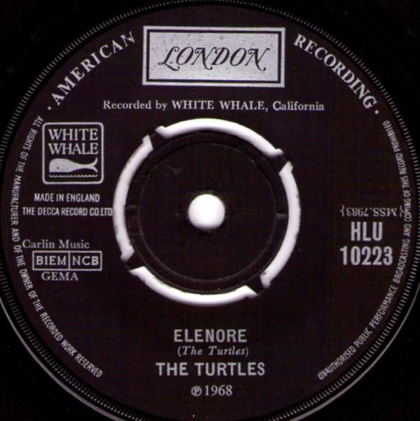

7inch Record TURTLES - Elenore HLU10223 London Records, 1968 UK Rock Used