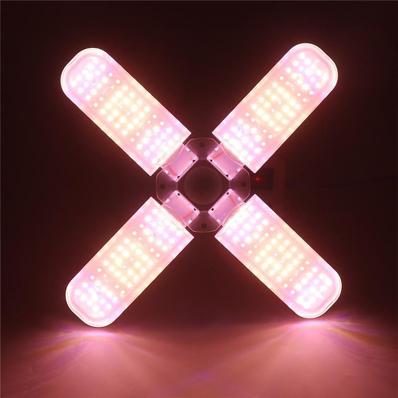 120/180/240W E26 / E27 Hydroponic Plants Grow Full Spectrum LED Plant Growth Lamp Foldable LED Grow Lamp Indoor Grow Lights