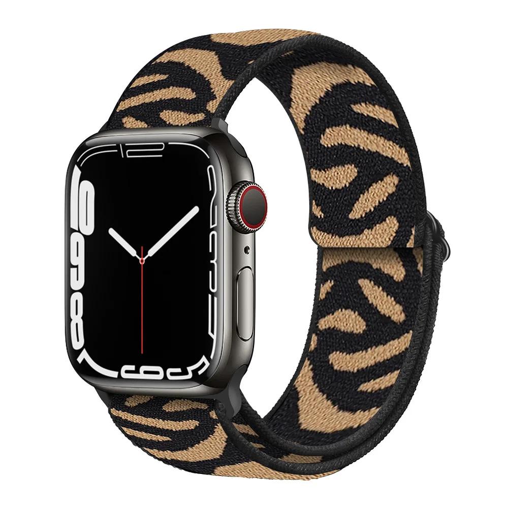 Nylon Loop Strap for Apple Watch Band 44mm 40mm 46mm 42mm 45mm 49mm 41mm 42mm Bracelet iWatch Series Ultra 10 9 8 7 6 5 SE2 Band