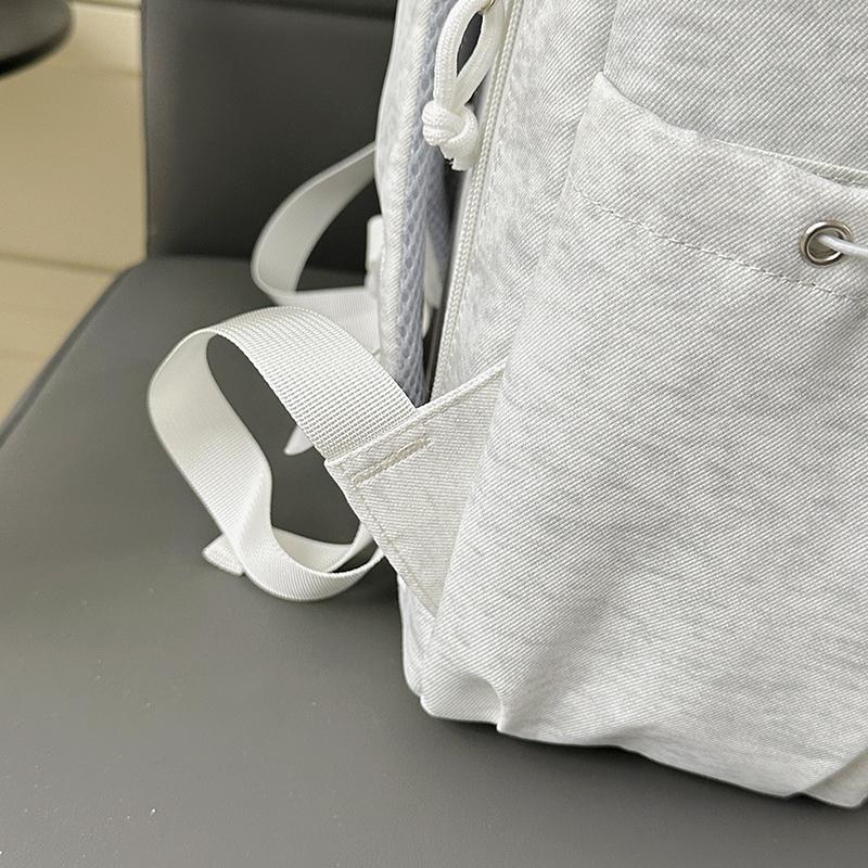 Embroidered Letter Student Schoolbag Women's Large Capacity Lightweight Backpack