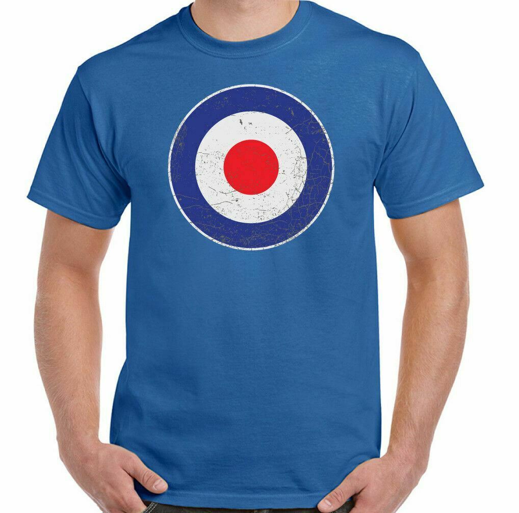 TShirt The Jam Scooter RAF Logo Mens Funny Retro Target Spitfire Lambretta S