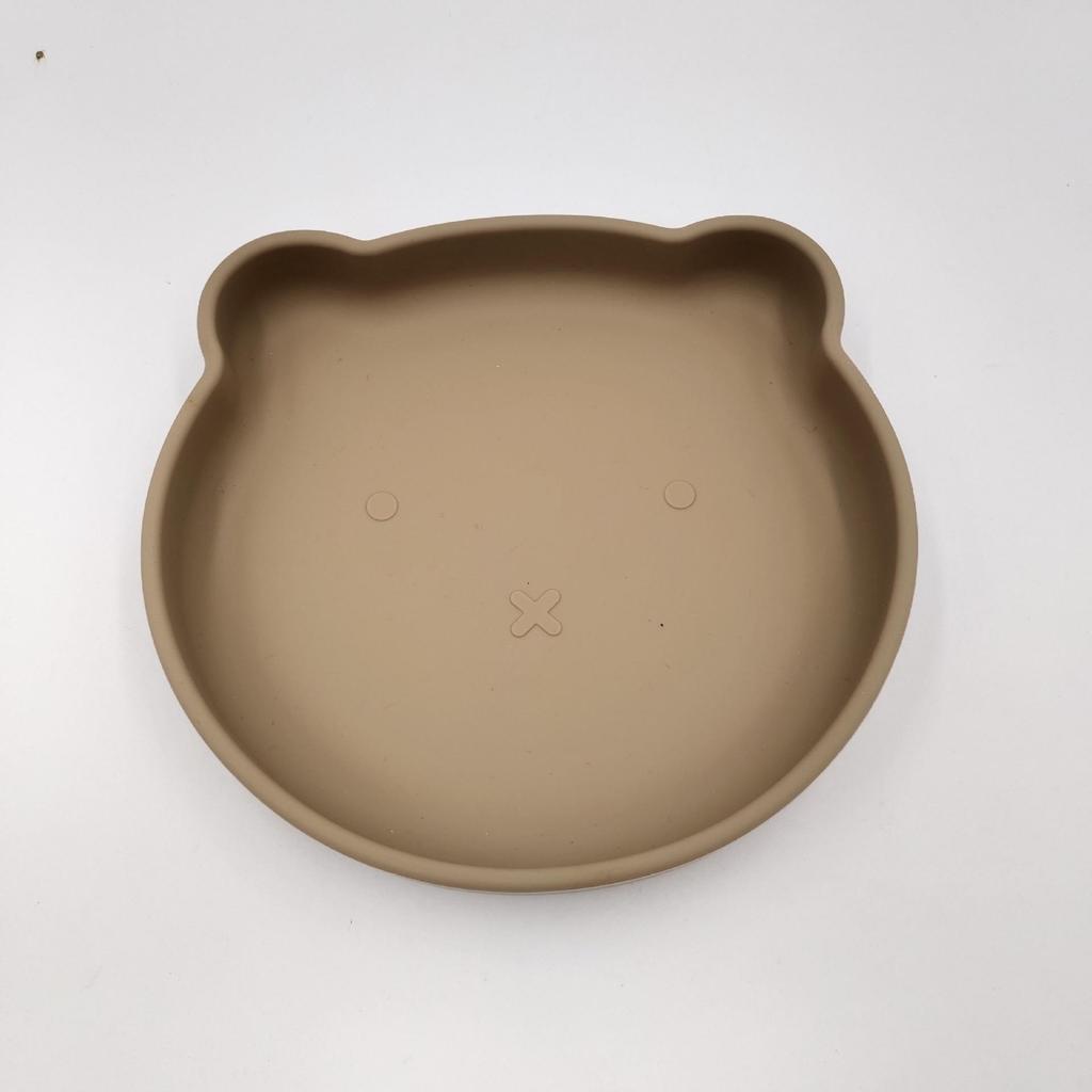 Silicone Suction Plate for Infants and Toddlers - Little Bear Design