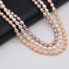 1String, Handmade Natural Freshwater Pearls, Rice-shaped Pearl Beads, 5–6 Mm, for DIY Necklace Bracelet, Jewelry Making, Birthday Party Crafts, 36cm
