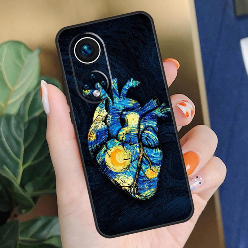 Van Gogh Oil Art Painting Case For Honor X9c X9b X8b X9a X8a X8 X9 50 70 90 Lite Honor 200 Pro Magic 7 5 6 Lite Cover