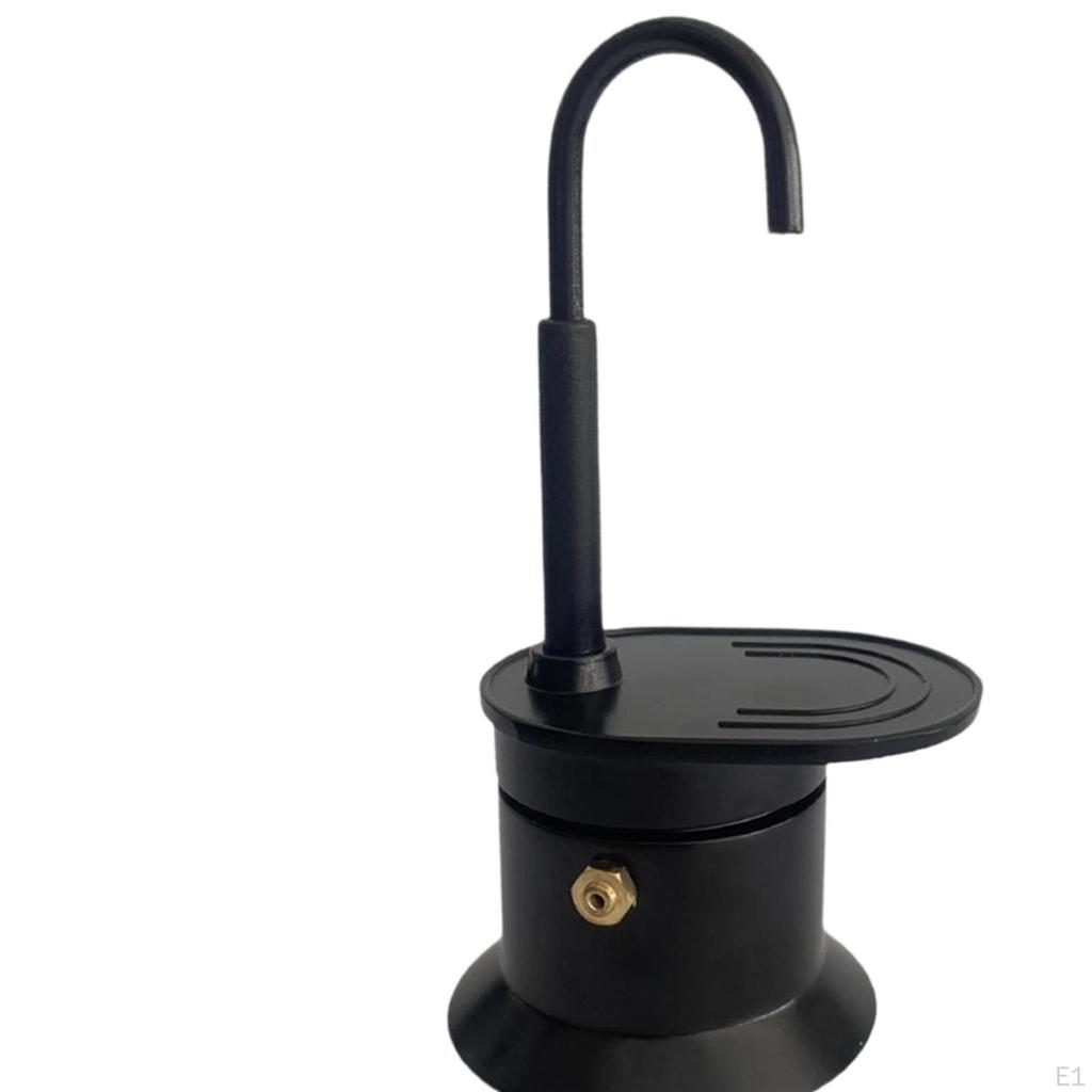 Single Spout Coffee Pot 50ml Aluminum Alloy Stovetop Espresso Maker Reusable Cafe Machine Easy To