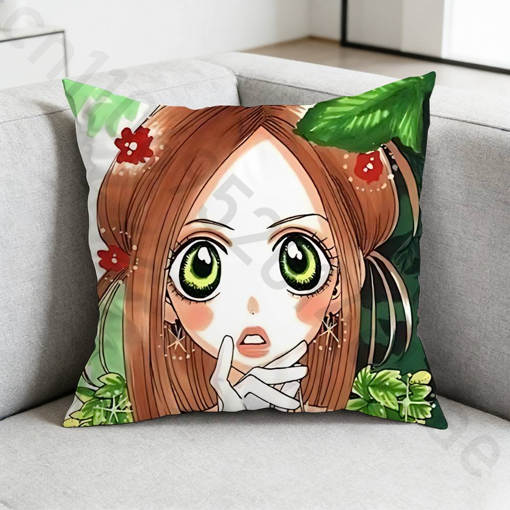 

SSugar Sugar RRune Meme Pillow Case Antidustmite Pillowcase Invisible zipper silky short plush Sofa cushion cover 30x30cm