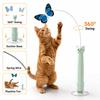 Juguete Eléctrico Giratorio Automático para Gatos, Juguete Interactivo, Regalos para Mascotas, Juguete de Gato con Mariposa de ABS