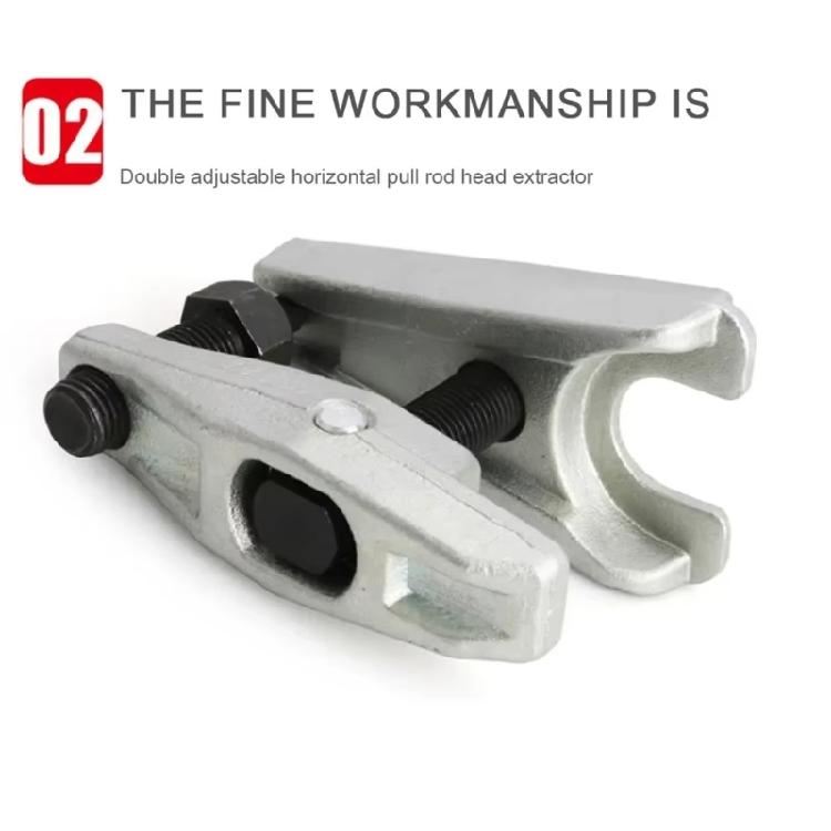 Rustproof Adjustable Ball Joint Puller Separator Metal Puller Remover for Car Steering System Removal Garage Repair Tool