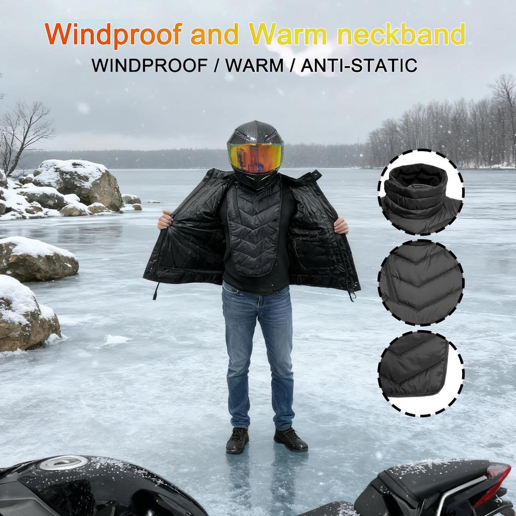 Winter Motorrad Wärme Halstuch Warmer Nackenschal Radfahren Brustschutz Winddicht Wasserdicht Motorrad Nackenschutz