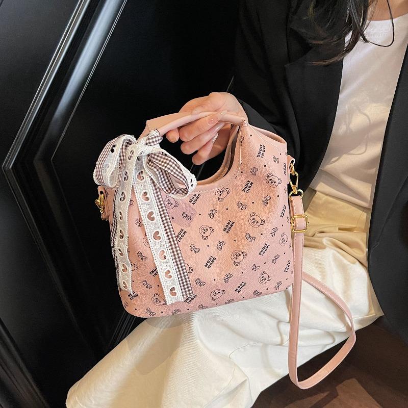 Popular bags for women, new fashiable French printed armpit tote bag, minimalist handbag, diagal cross bag