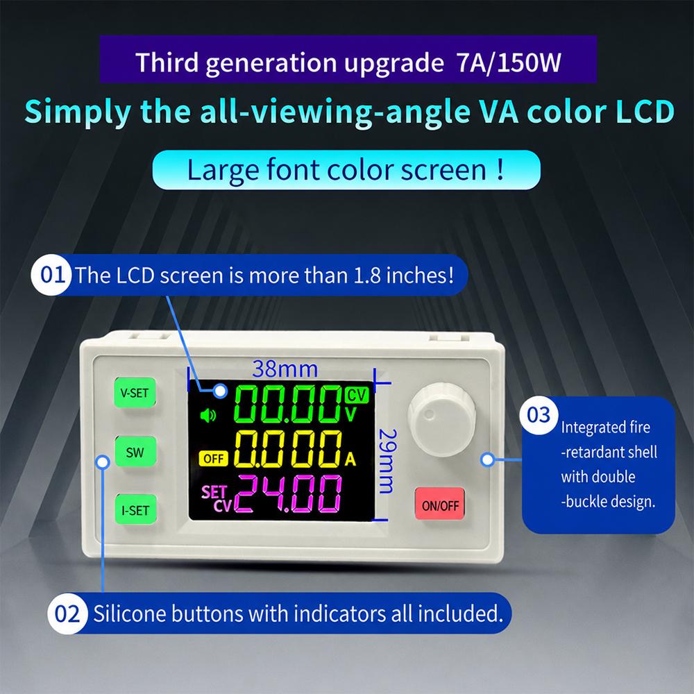 DC-DC 6-36V Buck Boost Converter Adjustable Regulated Power Supply Input Constant Voltage Constant Current Charging Module