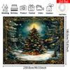 1Pcs Featuring Vintage Snowy Decoration Background Winter Backdrop Decorations For Photo Studio Photo Booth Christams Party