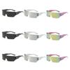 9PCS Popular Y2k Women's Sunglasses Punk Sunglasses Unique Sports Cycling Sun Glasses Men Goggle Women Shades Eyewear UV400