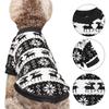Puppy Pullover Unique Pattern Delicate Texture Polyester Xmas Themed Pattern Print Dog Sweater for