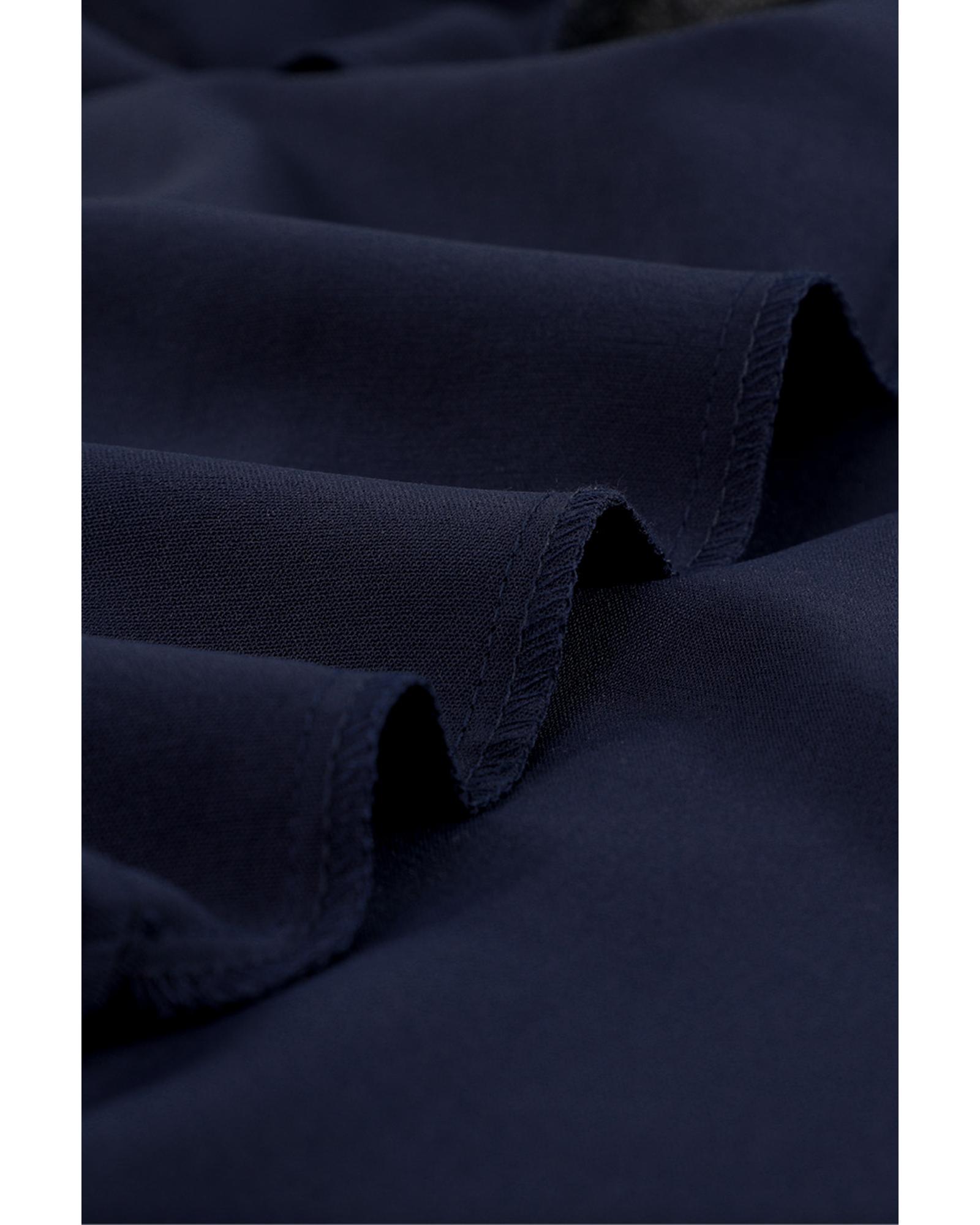 

Azura Exchange V Neck High Low Hem Shirt L синій