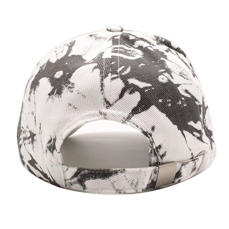New tie-dye baseball cap men's and women's fashion trend cap spring and summer outdoor leisure visor
