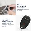 kwmobile Key Cover for Alfa Romeo Car Remote Key Protective Soft Silicone Carbon Fiber Design 3-Button - Case, Cover,