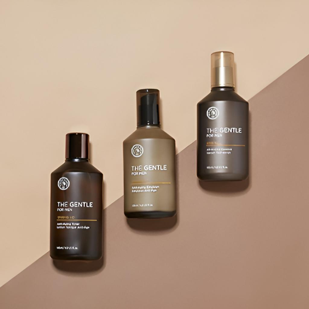 THE FACE SHOP The Gentle For Men Anti-Aging Skincare 4-Piece Set