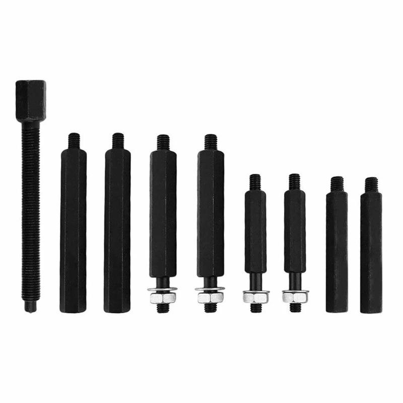 Auto-Lagerabzieher-Set, Entfernungswerkzeug, 12-teilig, Stangentyp, Splitter, Zahnrad, Schwungrad, 30–50 mm, 50–75 mm