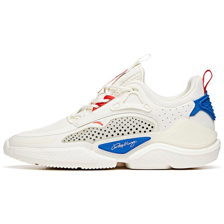 

new Anta Life Collection Cushioning Anti Slip And Wear Resistant Low Top Casual Shoes Men s Red White 43