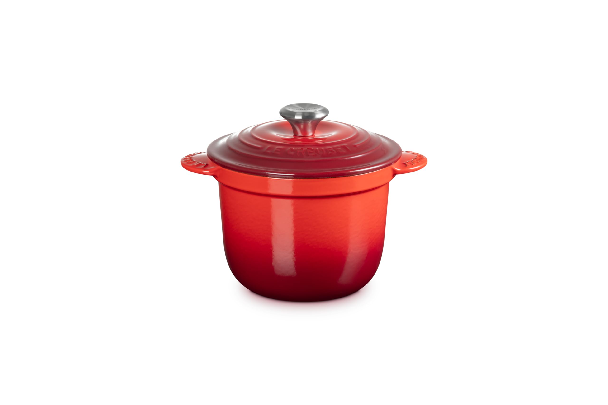 

Le Creuset Эмалированная чугунная кастрюля Кокот Every 18 Вишнево-красный Газ Индукционная плита Духовка Посудомоечная машина Японская Двуручная [Официальный продукт]