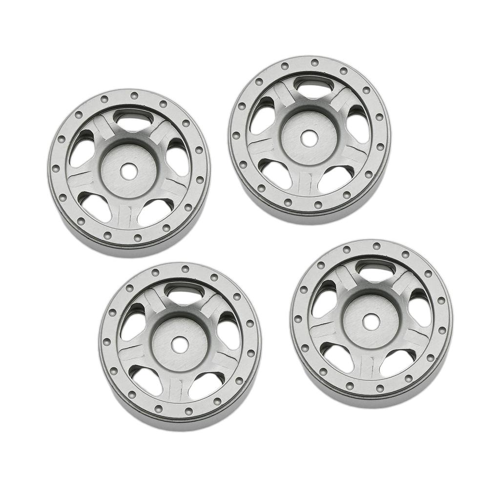 4 Wheel Rim Hubs for Axial SCX24 AXI00002 AXI00001 AXI90081 RC Rock Cralwer Accessories