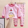 Children's Cotton Pajama Set: Boys' Autumn/Winter Underwear, Tops & Trousers