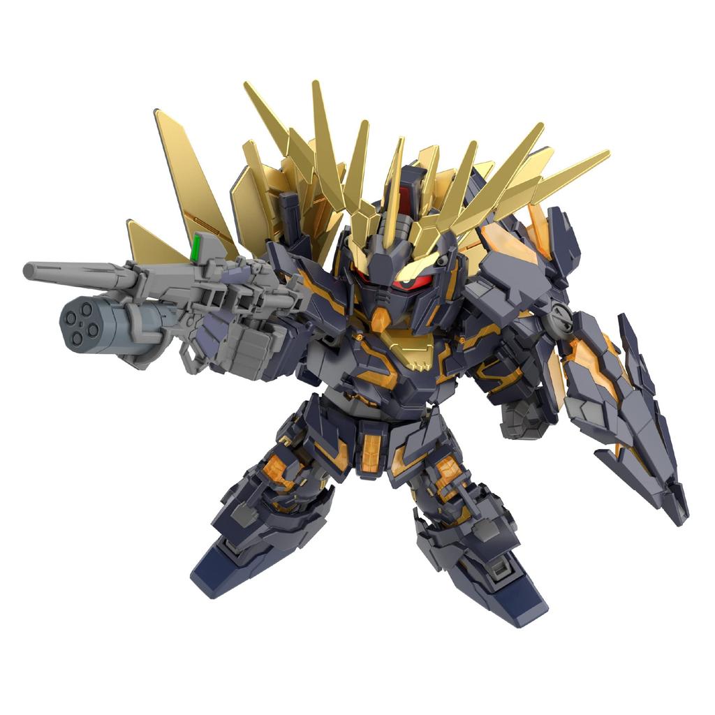 BANDAI SPIRITS SD Gundam Cross Silhouette Mobile Suit Gundam UC Unicorn Gundam Unit 02 Banshee Banshee Norn Parts Set Plastic Model (Destroy Mode) &
